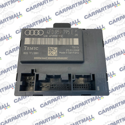 2006 2007 AUDI A6 REAR LEFT SIDE DOOR CONTROL MODULE UNIT 4F0-959-795-E OEM