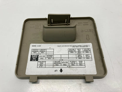 2007-2012 NISSAN VERSA FUSE BOX DOOR PANEL COVER TRIM 68964-EL00A OEM