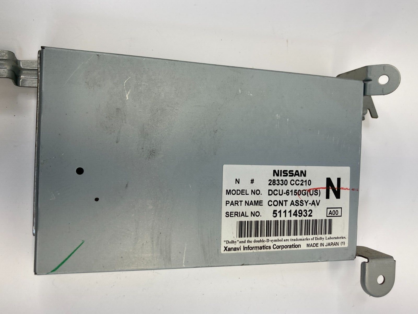 2005-2007 Nissan Murano Dash Screen Display Computer Control Module 28330-CC210