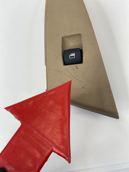 2004-2007 BMW 525i 530i Rear Right Door Power Window Switch w Bezel 6-951-967AI