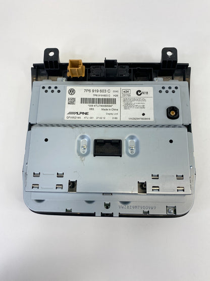 2011-2015 Volkswagen Touareg Navigation Display Radio Screen 7P6-919-603-C OEM