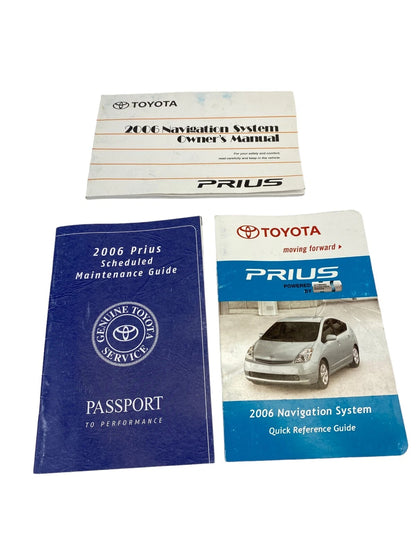 2006 TOYOTA PRIUS NAVIGATION SYSTEM OWNERS MANUAL MAINTENANCE GUIDE OEM