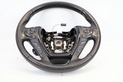 2016-2018 HONDA PILOT BLACK LEATHER STEERING WHEEL W/ SWITCHES OEM