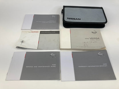 2008 Nissan Versa Owners Manual Information Warranty Guide Book Set w/ Case OEM