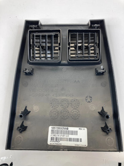 2006 2007 CHRYSLER 300 REAR CENTER CONSOLE CAP END A /C HEAT AIR VENT GRILLE OEM
