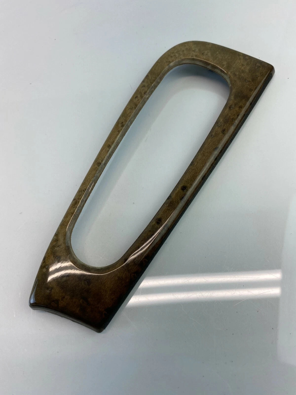 00-08 JAGUAR S-TYPE FRONT LEFT WINDOW SWITCH BEZEL WOOD TRIM OEM XR835424272AA