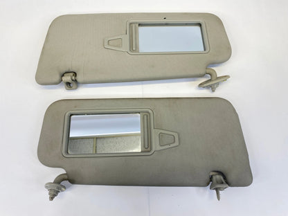 2010-2013 KIA FORTE FRONT LEFT RIGHT SUNVISOR SHADE MIRROR PAIR SET OEM FACTORY