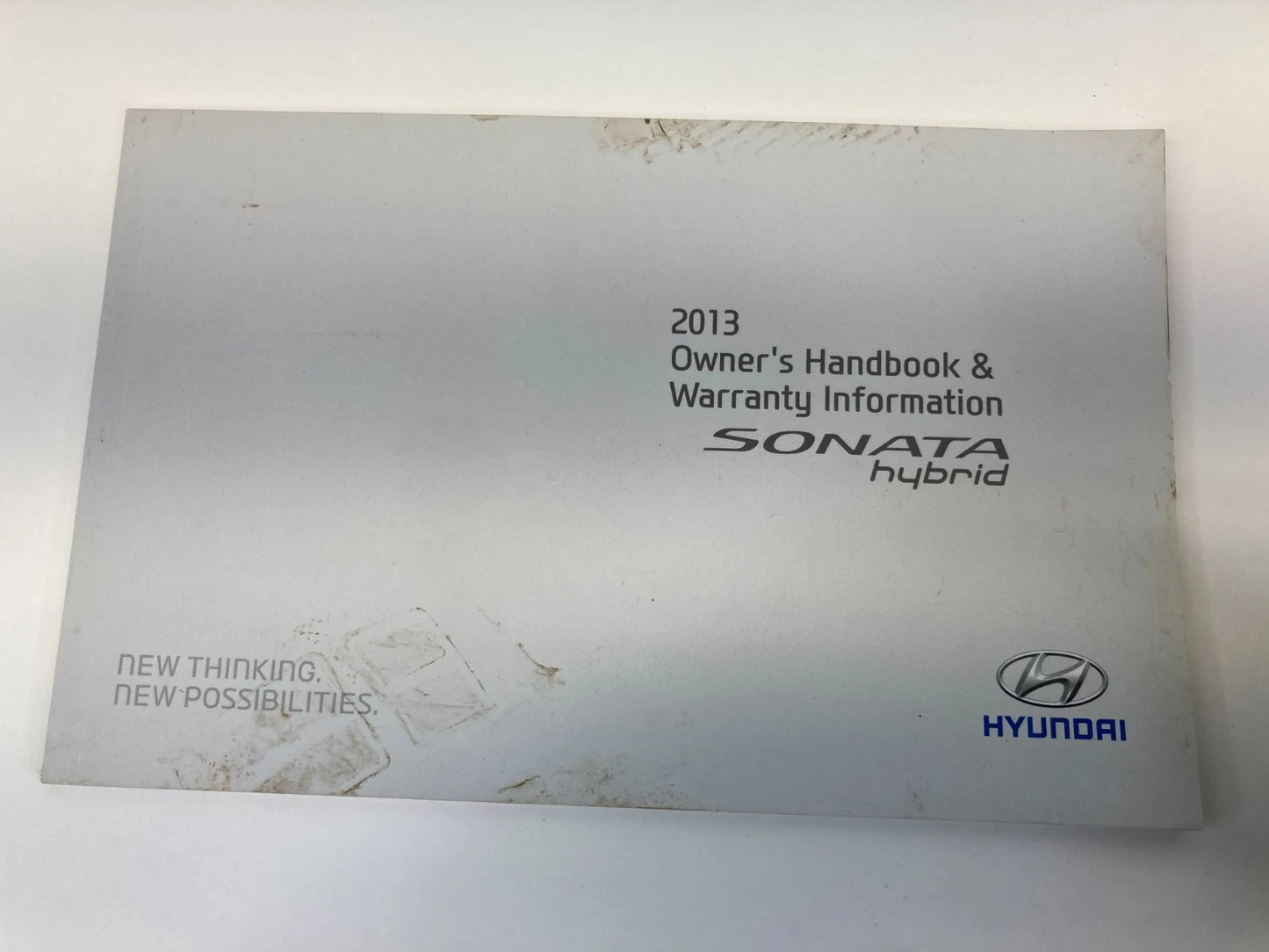 2013 HYUNDAI SONATA HYBRID OWNER'S MANUAL INFORMATION GUIDE HANDBOOK SET W/ CASE