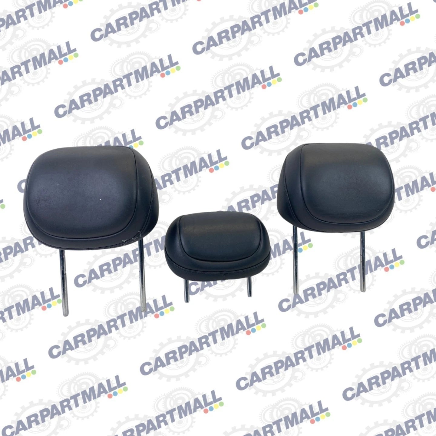 2013 13 DODGE DART REAR BACK SEAT HEADREST HEAD REST LH RH SET OF 3 LEATHER OEM