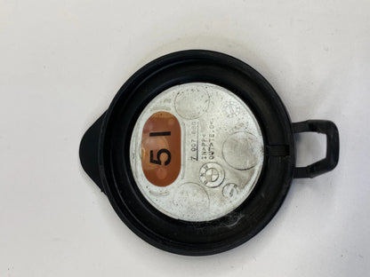 06-10 BMW 550I WINDSHIELD WIPER FLUID RESERVOIR TANK CAP COVER LID 7007880 OEM