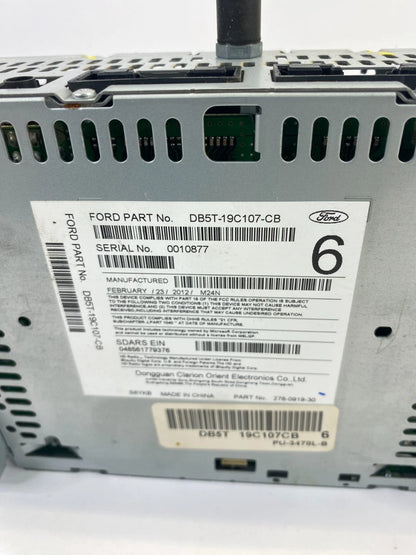 2013 FORD EXPLORER AM/FM RADIO DISC CD PLAYER RECEIVER STEREO DB5T-19C107-CB OEM