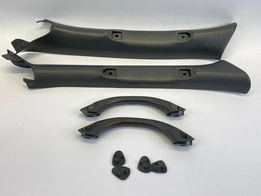 2004-2006 TOYOTA TUNDRA DOUBLE CAB INTERIOR A-PILLAR TRIM BEZEL GRAB HANDLE SET