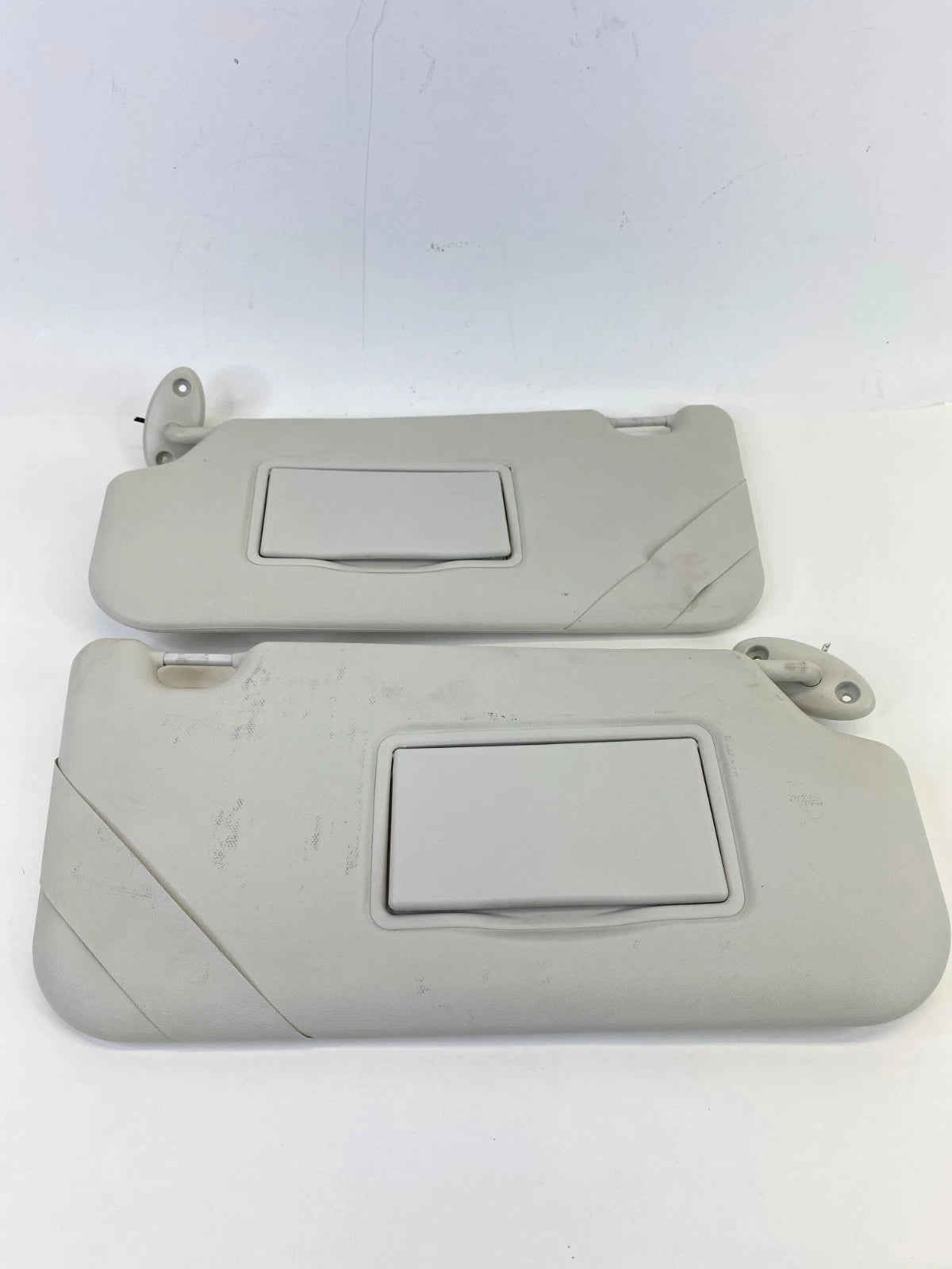 2012-2015 FORD FOCUS FRONT RIGHT & LEFT SIDE SUN VISOR W/ MIRROR SET PAIR OEM