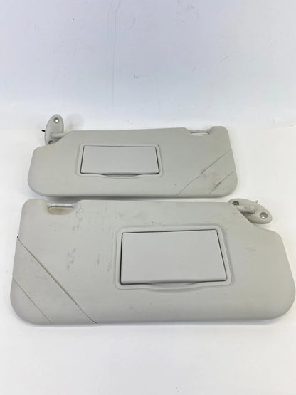 2012-2015 FORD FOCUS FRONT RIGHT & LEFT SIDE SUN VISOR W/ MIRROR SET PAIR OEM