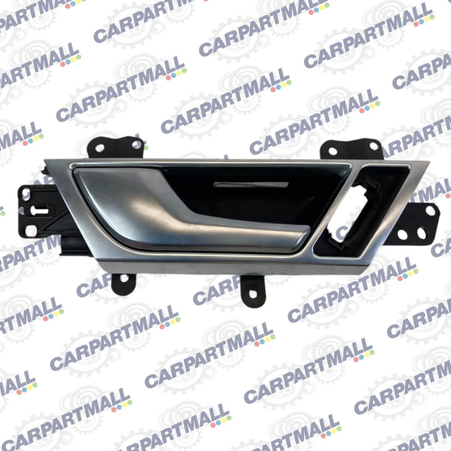 05-11 AUDI A6 QUATTRO REAR LEFT SIDE INNER DOOR HANDLE W/ BEZEL 4F0839019E OEM
