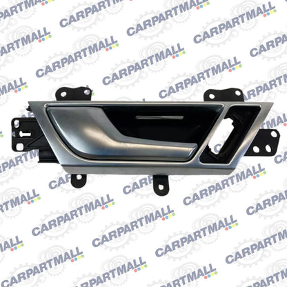 05-11 AUDI A6 QUATTRO REAR LEFT SIDE INNER DOOR HANDLE W/ BEZEL 4F0839019E OEM