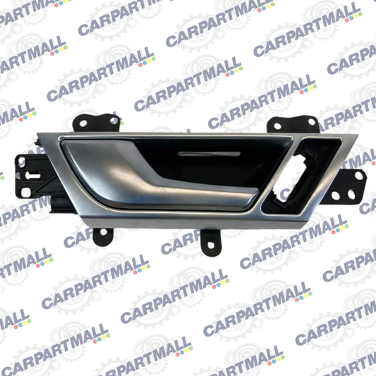 05-11 AUDI A6 QUATTRO REAR LEFT SIDE INNER DOOR HANDLE W/ BEZEL 4F0839019E OEM