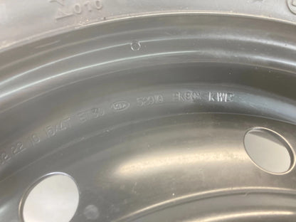 2010-2013 KIA FORTE KIA FORTE EMERGENCY SPARE TIRE DONUT WHEEL T125/80D15 95M