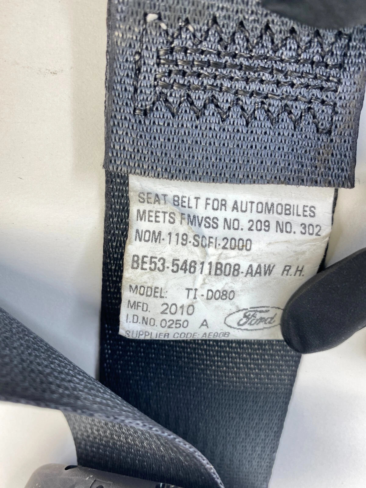 2011 2012 FORD FUSION MILAN MKZ FRONT RH SIDE SEAT BELT RETRACTOR BE53-54611B08