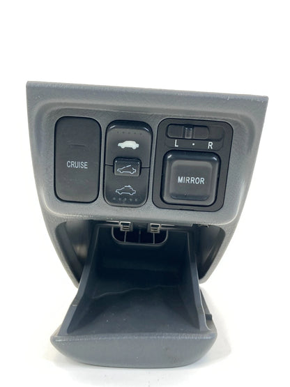 01-05 HONDA CIVIC LEFT DRIVER DASH STORAGE COMPARTMENT W/ SWITCHES OEM 77751-S5A