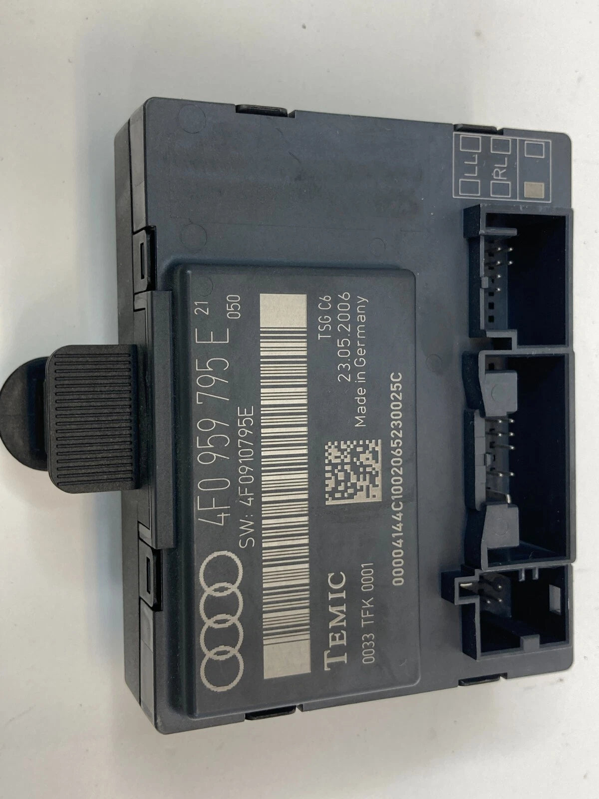 2006 2007 AUDI A6 QUATTRO REAR LEFT SIDE DOOR CONTROL MODULE 4F0-959-795-E OEM