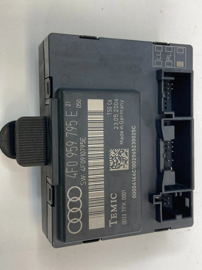 2006 2007 AUDI A6 QUATTRO REAR LEFT SIDE DOOR CONTROL MODULE 4F0-959-795-E OEM