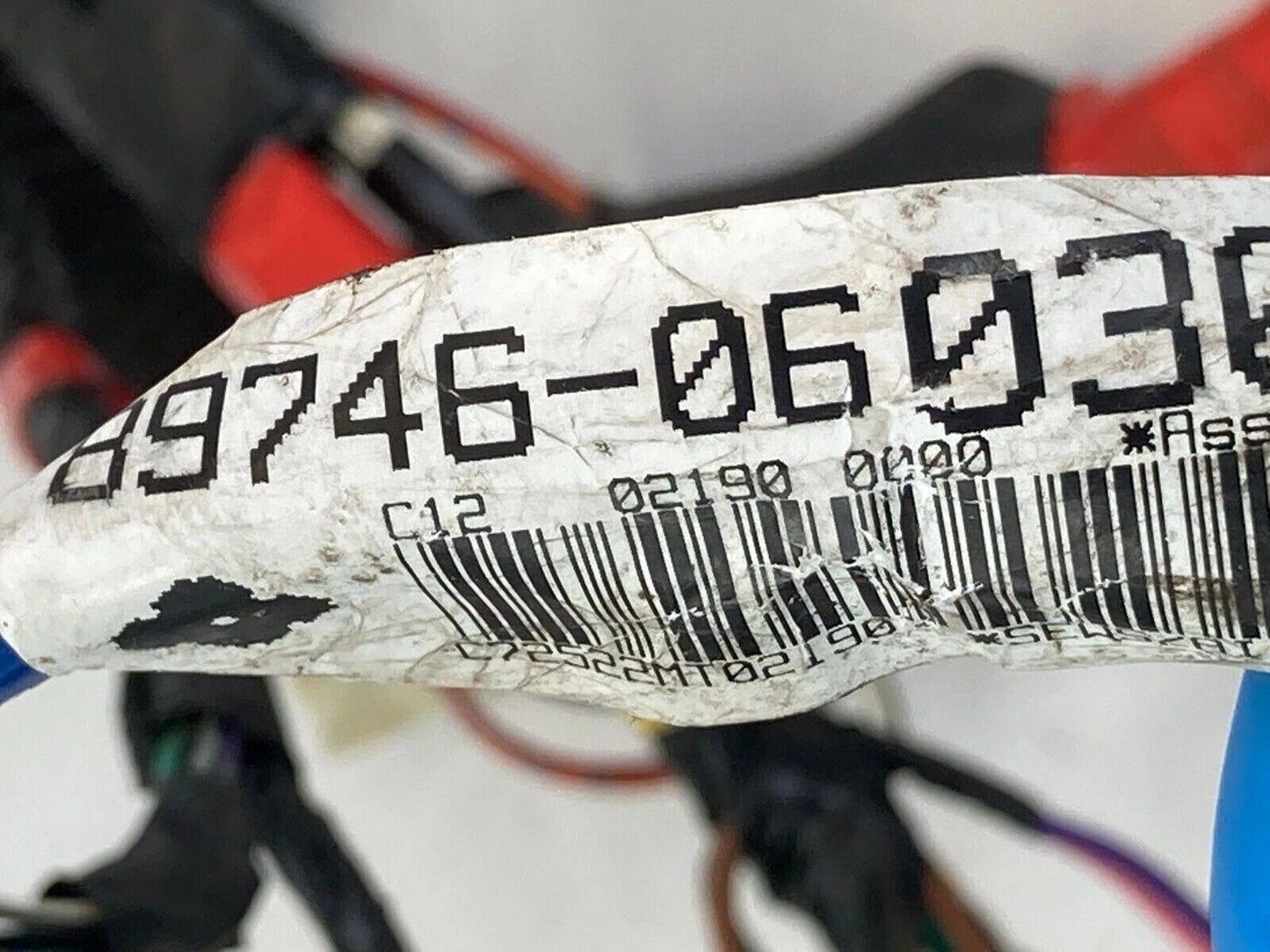07-11 TOYOTA CAMRY HYBRID FRONT LEFT SIDE DOOR KEY WIRING HARNESS 89746-06030