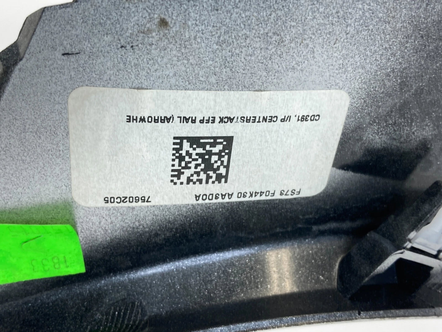 2013-2016 FORD FUSION CENTER DASH RADIO TRIM BEZEL MOLDING FS73-F044K30-AA