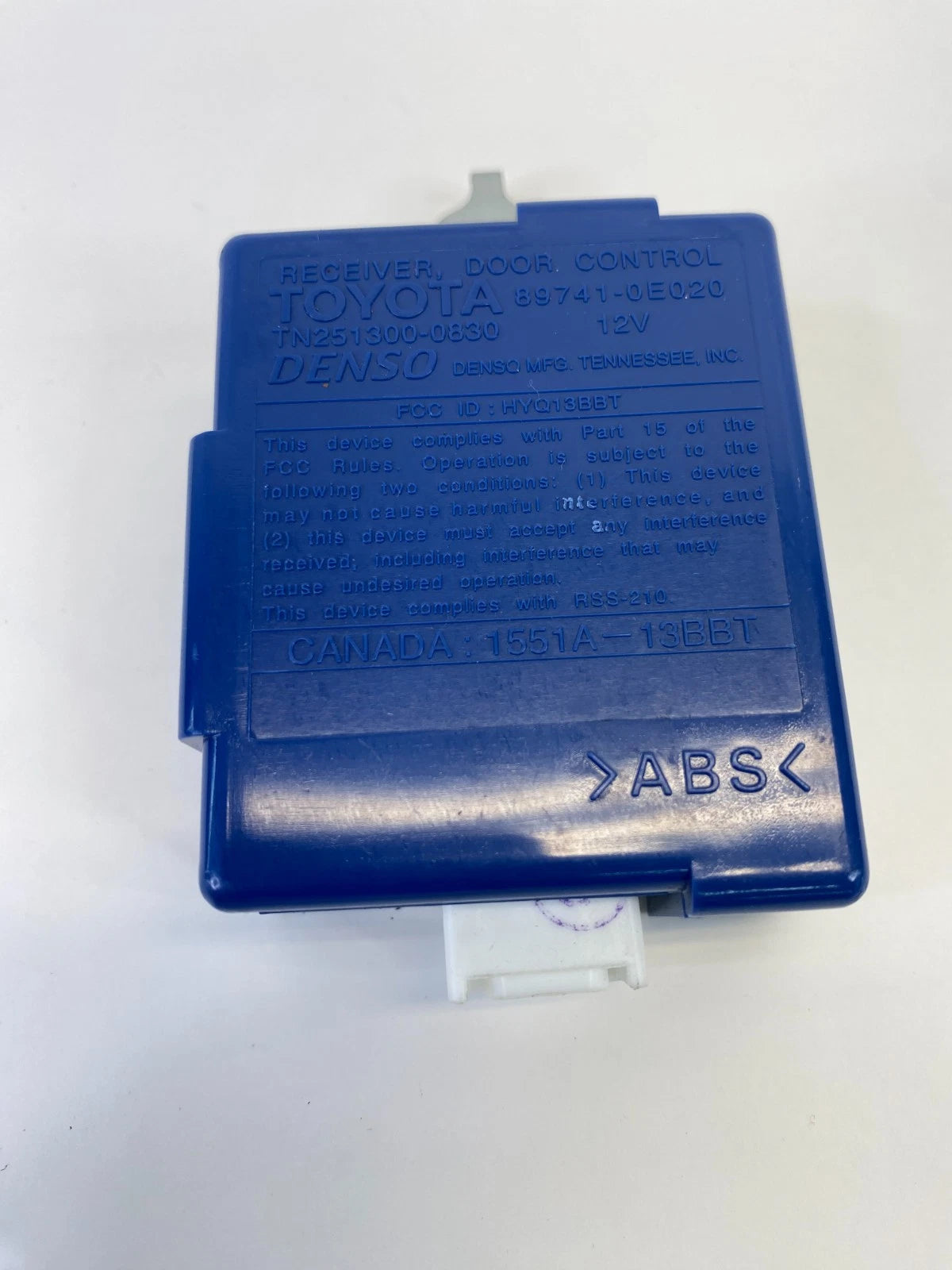 2007-2009 LEXUS RX350 THEFT LOCKING DOOR CONTROL RECEIVER MODULE 89741-0E020 OEM