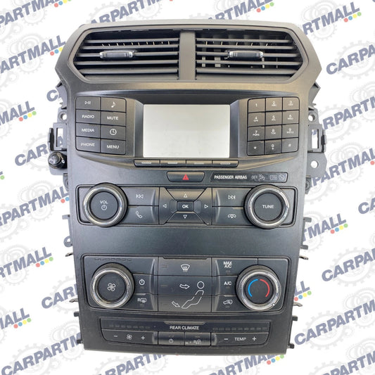 18 19 FORD EXPLORER CLIMATE CONTROL & RADIO TRIM BEZEL W/AIR VENT JB5T-18A802-LB