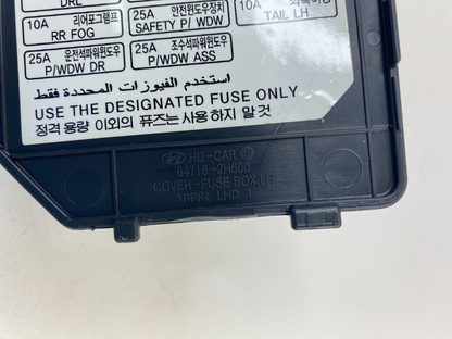 2007-2010 Hyundai Elantra Interior Dash Fuse Box Cover Panel Trim 84716-2H600