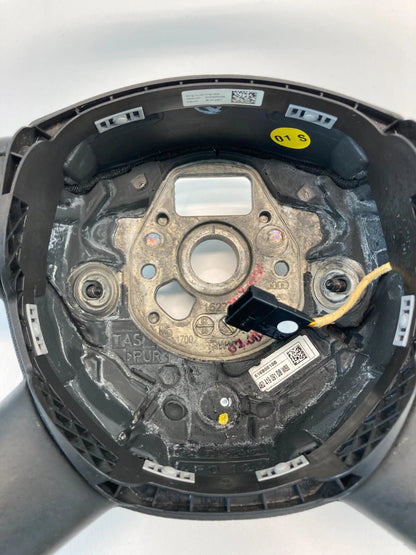 2007-2009 AUDI Q7 STEERING WHEEL CRUISE CONTROL SWITCH 4 SPOKE LEATHER 4F0419091