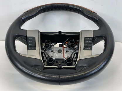 09-12 FORD FLEX STEERING WHEEL W/ CRUISE PHONE CONTROL & WOOD TRIM 8A83-3F563