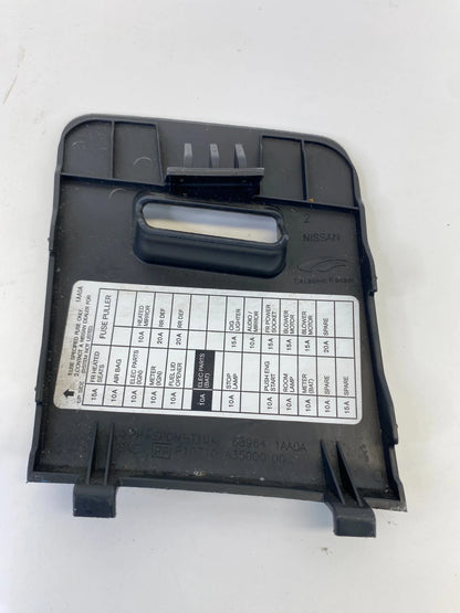 09-14 NISSAN MURANO DASH CABIN FUSE BOX FUSE BOX ACCESS TRIM 68964-1AA0A OEM