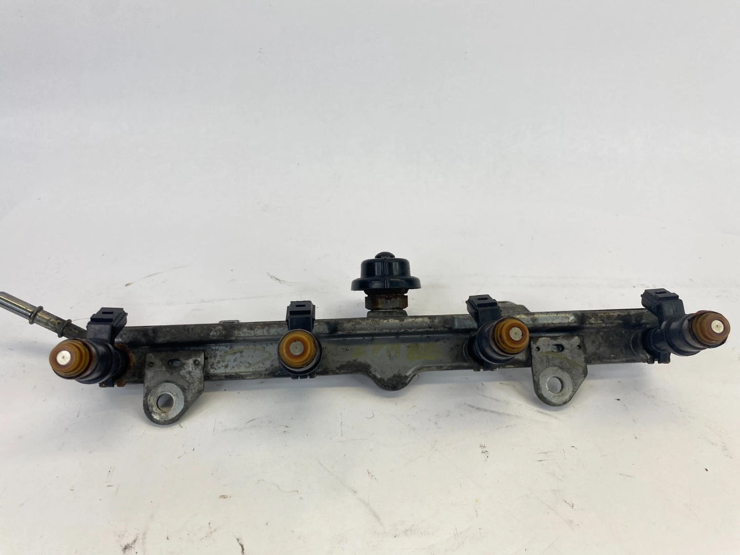 08-12 HONDA ACCORD 2.4L FWD ENGINE FUEL RAIL W/ 4 FUEL INJECTORS R45L590-545103
