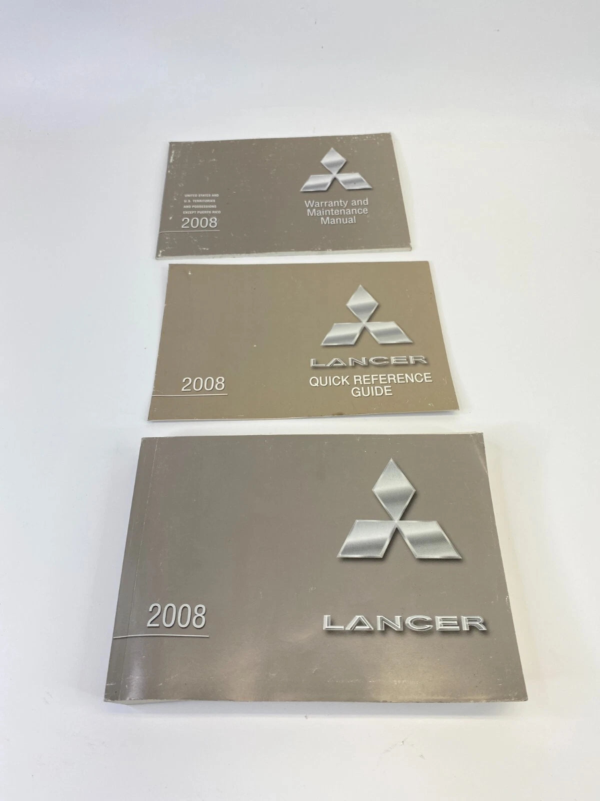 2008 08 MITSUBISHI LANCER WARRANTY & MAINTENANCE MANUAL QUICK GUIDE BOOK OEM