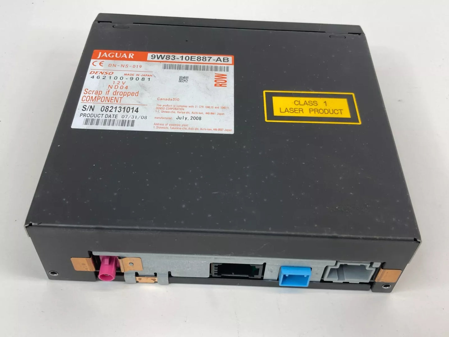 2009-2015 JAGUAR XF NAVIGATION DVD PLAYER CONTROL UNIT RECEIVER 9W83-10E887-AB