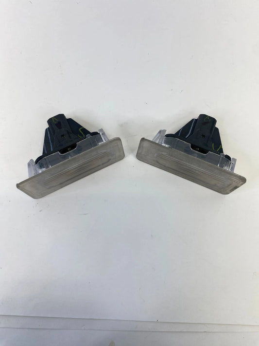 2014-2019 TOYOTA COROLLA REAR LICENSE PLATE LIGHTS PAIR SET ASSEMBLY OEM