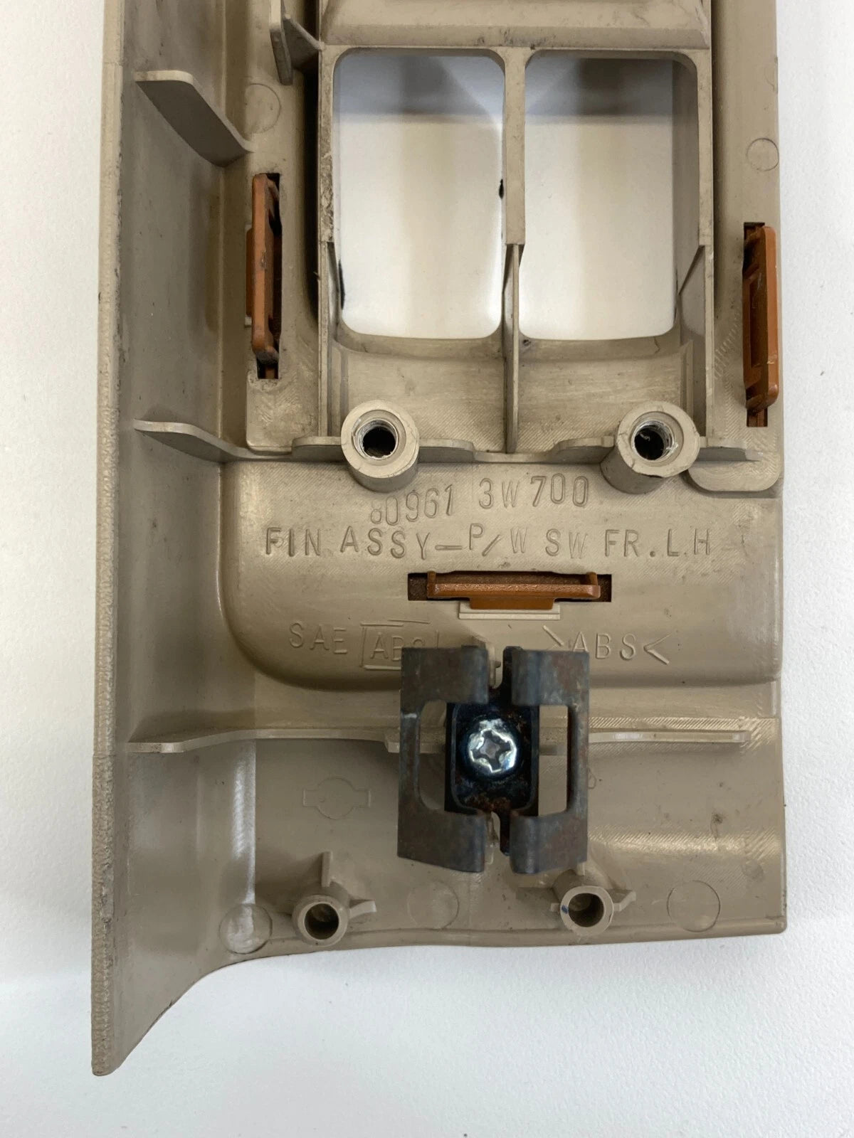 2002 NISSAN PATHFINDER FRONT LEFT FR LH SIDE DOOR MASTER WINDOW SWITCH BEZEL OEM