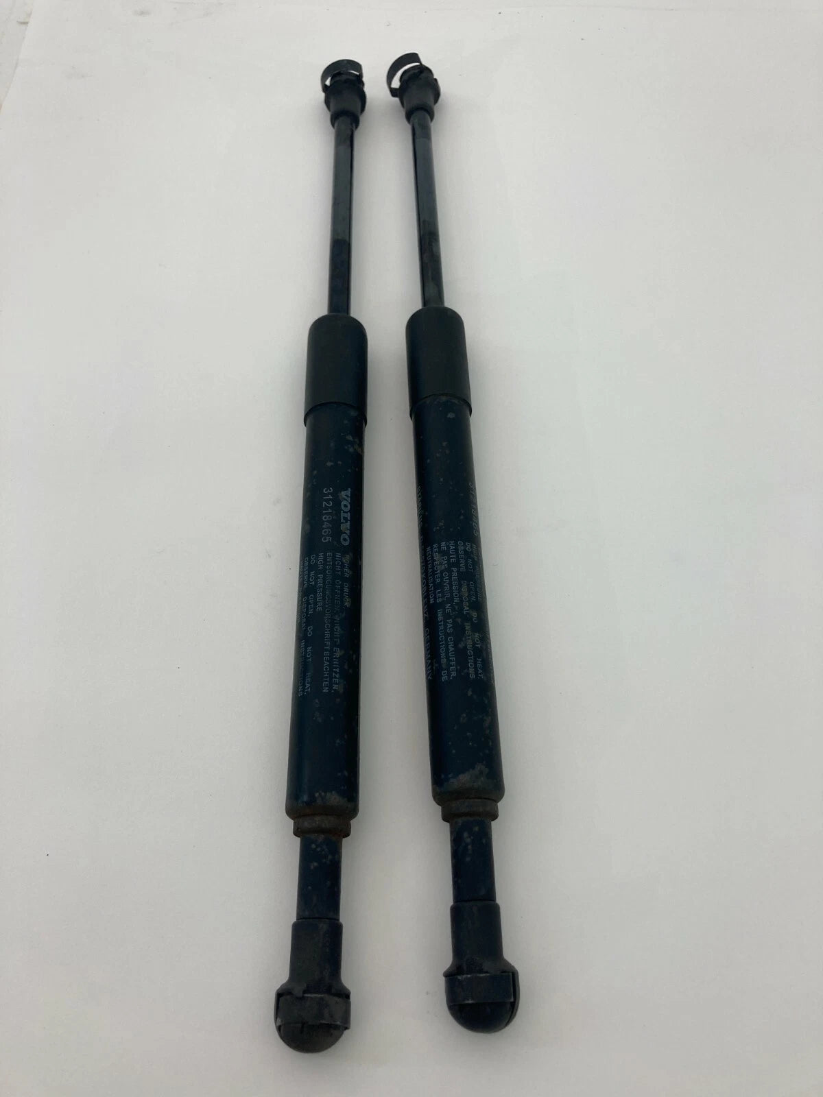 2004-2011 Volvo S40 Rear Trunk Liftgate Support Shock Strut Set Pair 31218465