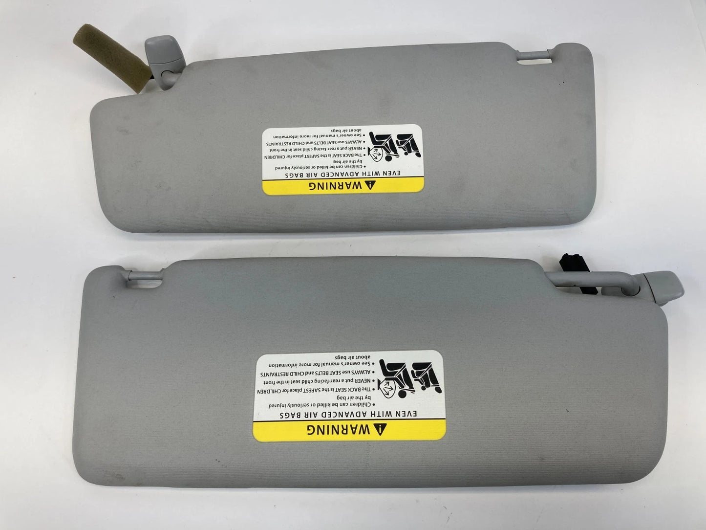 2012-2016 VOLKSWAGEN PASSAT LEFT & RIGHT SIDE SUNVISOR SUN VISOR SHADE SET OEM