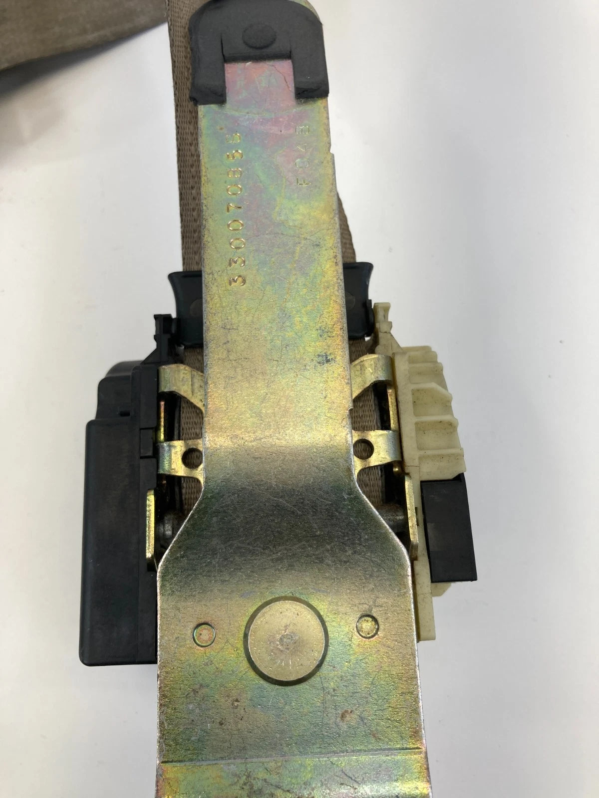 2003-2006 FORD EXPEDITION LINCOLN NAVIGATOR FRONT SEAT BELT RETRACTOR TAN OEM