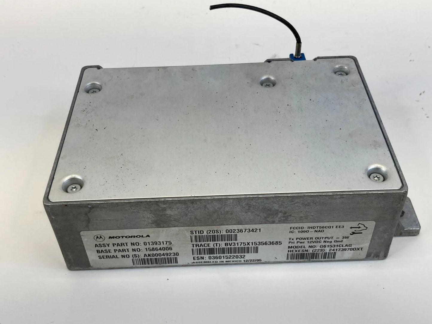 2005 2006 PONTIAC GRAND PRIX ONSTAR TELEMATICS COMPUTER RR OEM FACTORY 15864006