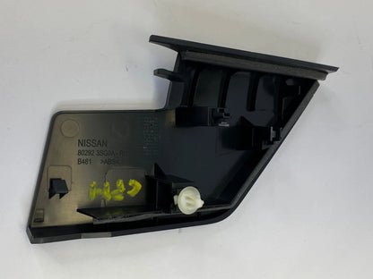 13-19 NISSAN SENTRA RIGHT PASSENGER INTERIOR DOOR MIRROR CORNER COVER 802923SG0A