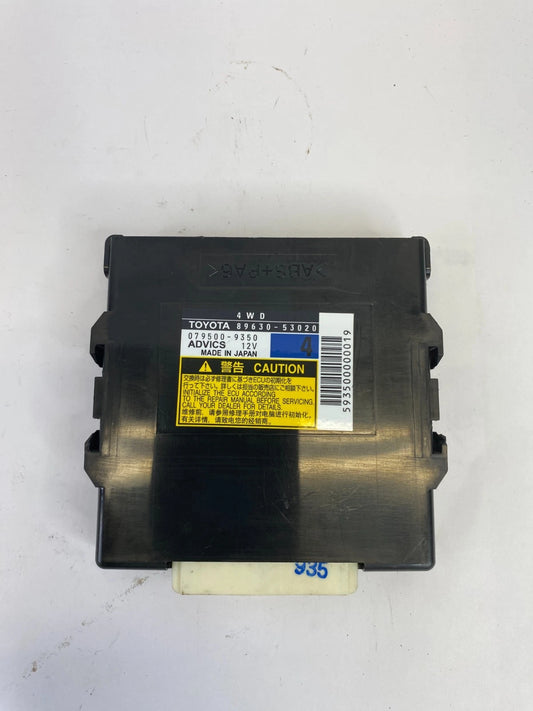 2009 2010 LEXUS IS250 2.5L V6 A/T 4WD TRANSFER CASE CONTROL MODULE 89630-53020