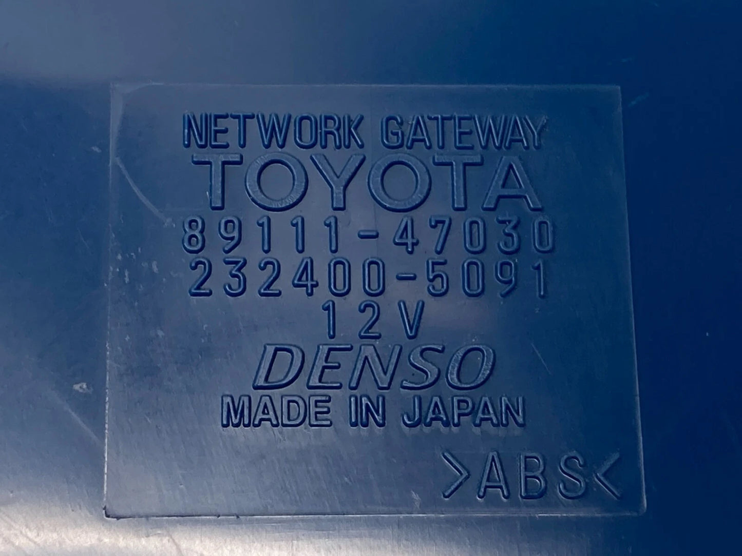 2004 TOYOTA PRIUS 1.5L NETWORK GATEWAY COMPUTER CONTROL MODULE 89111-47030 OEM
