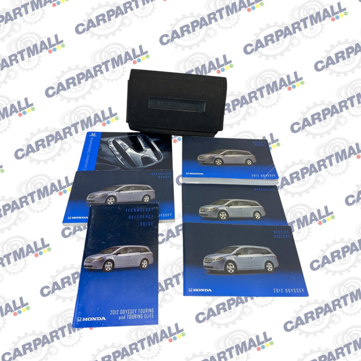 2012 Honda Odyssey Owners Manual Guide Warranty Information Navigation Set Case