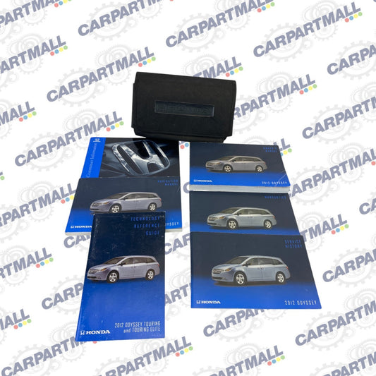 2012 Honda Odyssey Owners Manual Guide Warranty Information Navigation Set Case