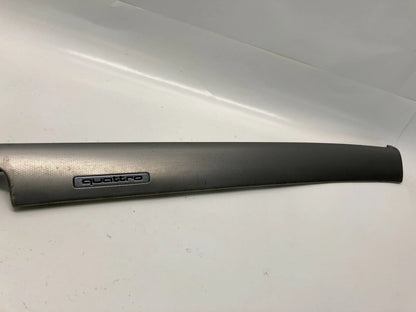 2002-2005 AUDI A4 QUATTRO RIGHT PASSENGER DASH TRIM SILVER BEZEL 8E1853190AC