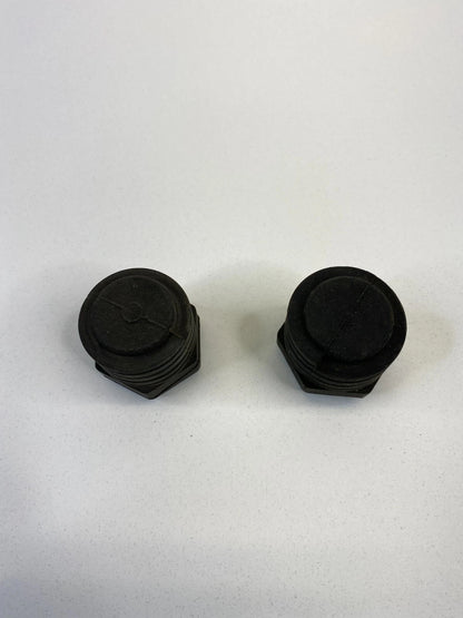 2004-2012 MITSUBISHI GALANT FRONT HOOD BUMPER RUBBER ADJUST PAIR SET OEM